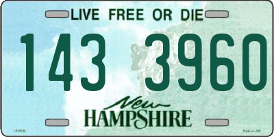 NH license plate 1433960