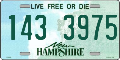 NH license plate 1433975