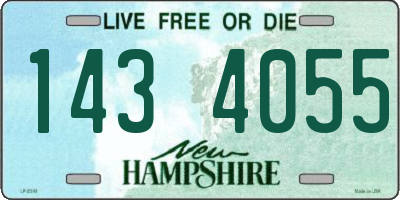 NH license plate 1434055