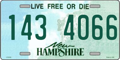 NH license plate 1434066