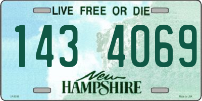 NH license plate 1434069