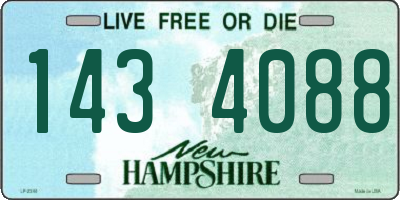 NH license plate 1434088