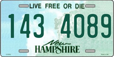 NH license plate 1434089