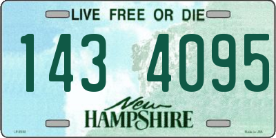 NH license plate 1434095