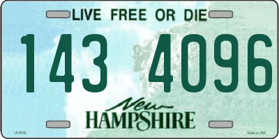 NH license plate 1434096