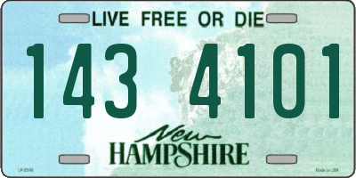 NH license plate 1434101