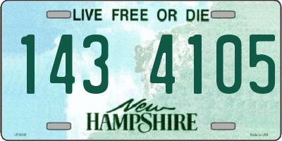NH license plate 1434105