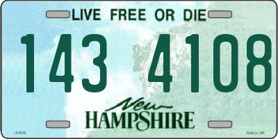 NH license plate 1434108