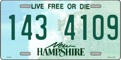 NH license plate 1434109