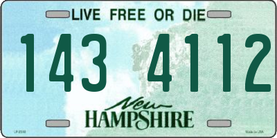 NH license plate 1434112