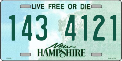 NH license plate 1434121