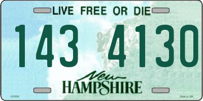 NH license plate 1434130