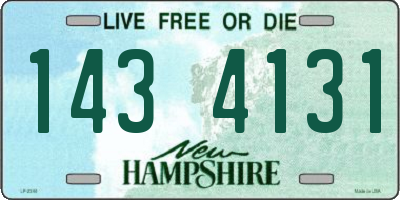 NH license plate 1434131