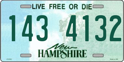 NH license plate 1434132
