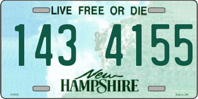 NH license plate 1434155