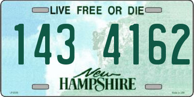 NH license plate 1434162