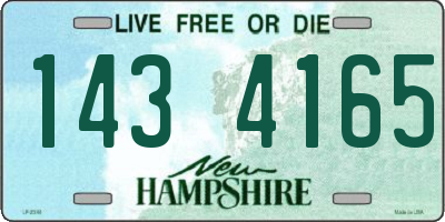 NH license plate 1434165