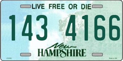 NH license plate 1434166