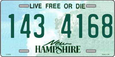 NH license plate 1434168