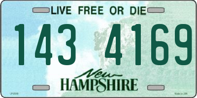 NH license plate 1434169