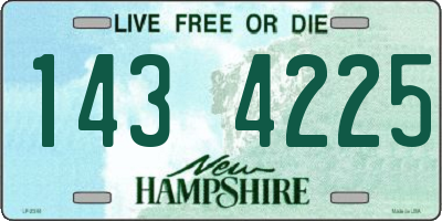NH license plate 1434225