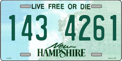 NH license plate 1434261