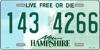 NH license plate 1434266