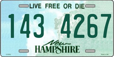 NH license plate 1434267