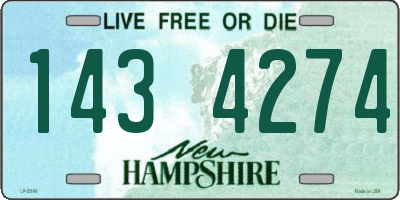 NH license plate 1434274