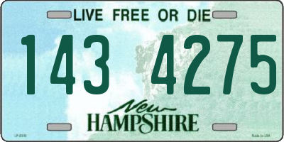 NH license plate 1434275