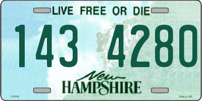 NH license plate 1434280