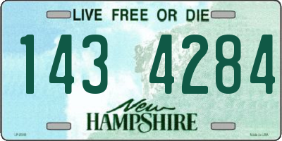 NH license plate 1434284