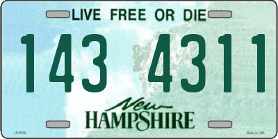 NH license plate 1434311