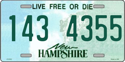 NH license plate 1434355