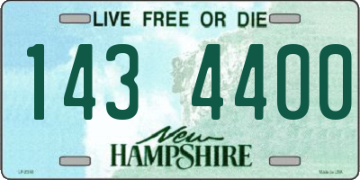 NH license plate 1434400