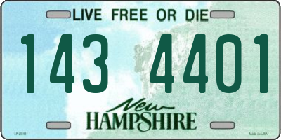 NH license plate 1434401