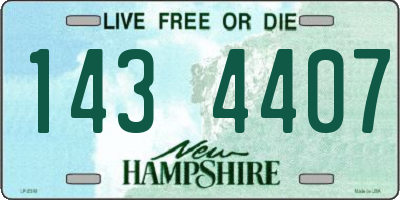 NH license plate 1434407