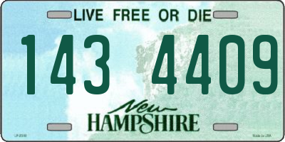 NH license plate 1434409