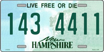 NH license plate 1434411