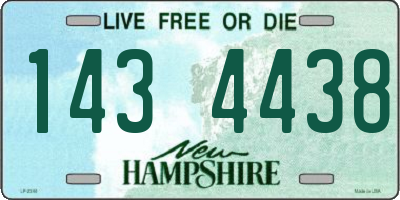 NH license plate 1434438