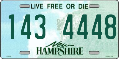 NH license plate 1434448
