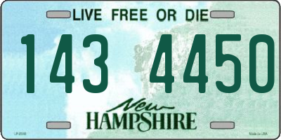 NH license plate 1434450