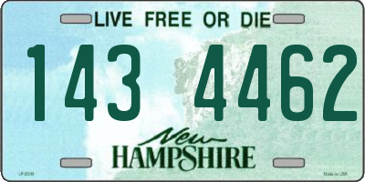 NH license plate 1434462