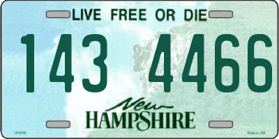 NH license plate 1434466