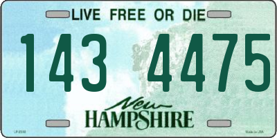 NH license plate 1434475