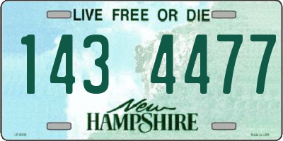 NH license plate 1434477