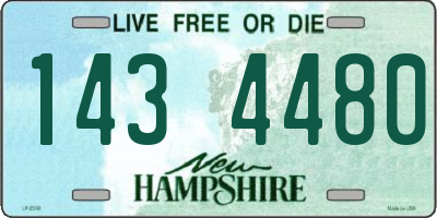 NH license plate 1434480