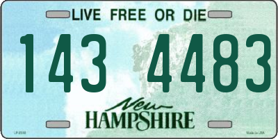 NH license plate 1434483