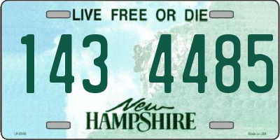 NH license plate 1434485