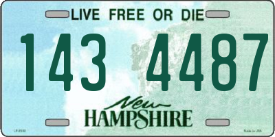 NH license plate 1434487